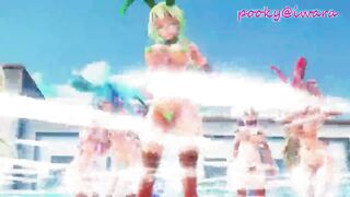 MMD - Vocaloid - One, Two, Three