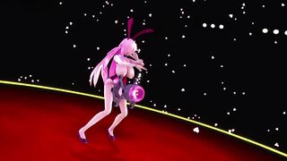 MMD Dick Pump Dance - Luka Girls - Futanari