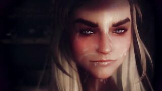 Five men take turns to fuck a hot chick - Skyrim Porn