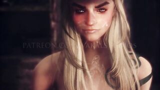 Five men take turns to fuck a hot chick - Skyrim Porn