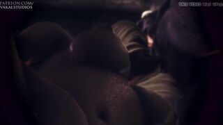 Five men take turns to fuck a hot chick - Skyrim Porn