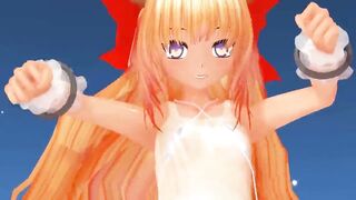 Oni Girl from Touho does a dance.
