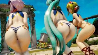 MMD  Ghost dance, Miku, Gumi y Yukari