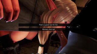 A house in the rift - Busty blonde brutal face fucked