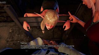 A house in the rift - Busty blonde brutal face fucked