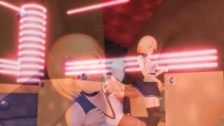 MMD Sexy Cute Blondie in the Champagne Room GV00150