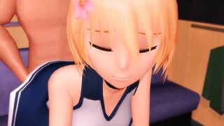 MMD Sexy Cute Blondie in the Champagne Room GV00150