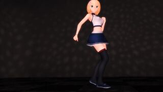 MMD Sexy Cute Blondie in the Champagne Room GV00150