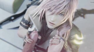 Pink-haired girl gets a cumshot