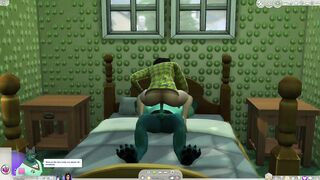 The Sims 4 Mr and Mrs. Irving Wolf Consummating The Union