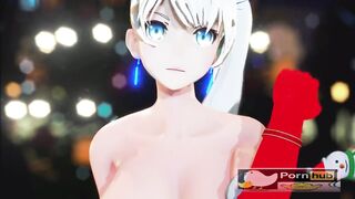 mmd r18 Girls Weiss Schnee sexy lewd cosplay babe 3d hentai