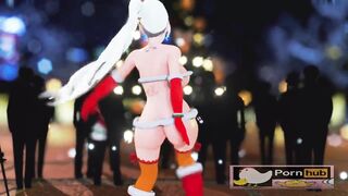 mmd r18 Girls Weiss Schnee sexy lewd cosplay babe 3d hentai