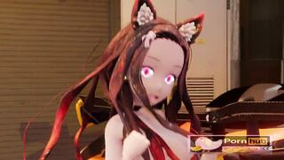 mmd r18 Catch the wave Nezuko sex dance mom 3d hentai
