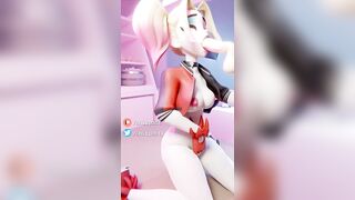 Obsessed Harley Quinn kneels before you