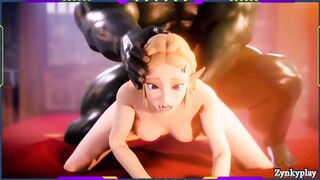 Zelda Princess tells how ganon I fuck her and he put it deep in his throat and give her all your cum