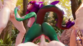 Gangbanging Neeko! League of Legends Porn Animations!