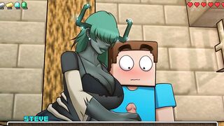 Minecraft Horny Craft - Part 42 Foot And Handjob! By LoveSkySanHentai