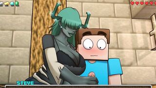 Minecraft Horny Craft - Part 42 Foot And Handjob! By LoveSkySanHentai