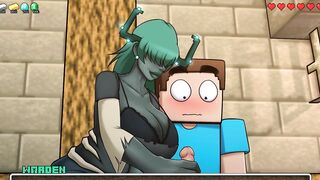 Minecraft Horny Craft - Part 42 Foot And Handjob! By LoveSkySanHentai