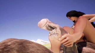 furry footjob pov video view from girl | 3D Porn Wild Life