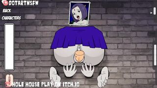 Raven Glory Hole Bondage And BDSM Big Ass Riding Reverse Cowgirl Creampie - Hole House