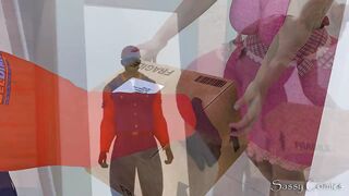 Husband Caught Amazon Delivery Guy Fucking His Wife