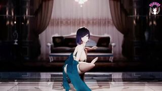 Sexy Dance In Hot Dress (3D HENTAI)
