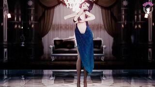Sexy Dance In Hot Dress (3D HENTAI)