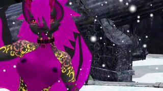 A Hell hound snolf dance for you in vrchat