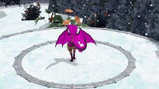A Hell hound snolf dance for you in vrchat
