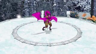 A Hell hound snolf dance for you in vrchat
