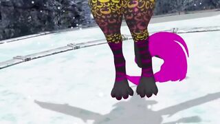 A Hell hound snolf dance for you in vrchat