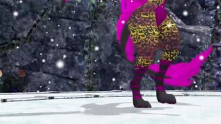 A Hell hound snolf dance for you in vrchat