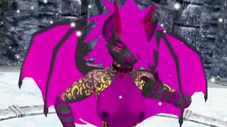 A Hell hound snolf dance for you in vrchat