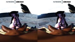 Genshin Impact - Mona Deep & Slow [VR 4K UNCENSORED HENTAI MMD]