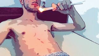 [Cartoon Filter] Skinny Boy Wax Play