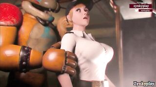five nights at freddy's freddy se folla a la sexy guardia de seguridad 4k 60fps