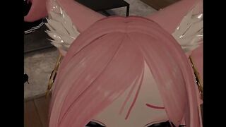 Lewdtuber Miss Kanako Teases you and sucks dick! Vtuber Catgirl Hentai