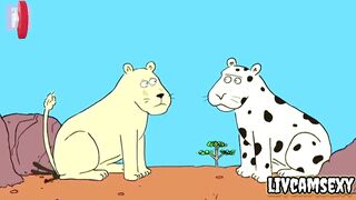 Rabbit pleases Lioness New cartoon porn 2023