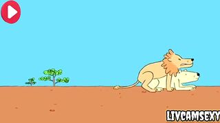 Rabbit pleases Lioness New cartoon porn 2023