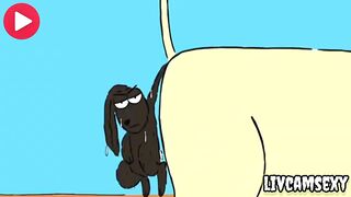 Rabbit pleases Lioness New cartoon porn 2023