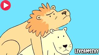 Rabbit pleases Lioness New cartoon porn 2023