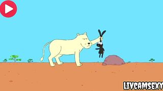 Rabbit pleases Lioness New cartoon porn 2023