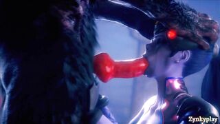 Overwatch widowmaker, ashe y trace son folladas por hombres lobos y sus grandes pollas 4k 60fps