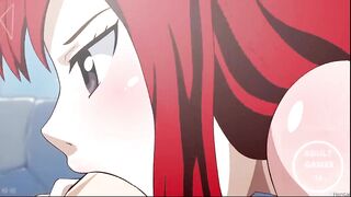 Fairy Tail 4sone shower