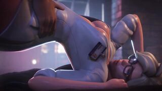 Missionary sex with Mercy | Hentai