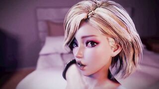Compilation of sex scenes from the game Cybercum pussy attack