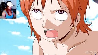 The team fucks Nami roughly