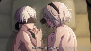 nier hentai 2b its so hot