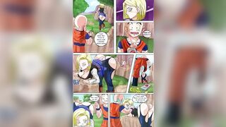 DRAGON BALL - ANDROID 18 IS FUCKED VERY RICH BY KRILIN